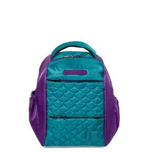 Lug Hopper Shorty Backpack Mermaid Quilted Purple Teal